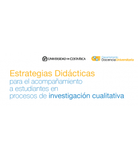 Estrategias Didácticas para el acompañamiento a estudiantes en procesos de investigación cualitativa